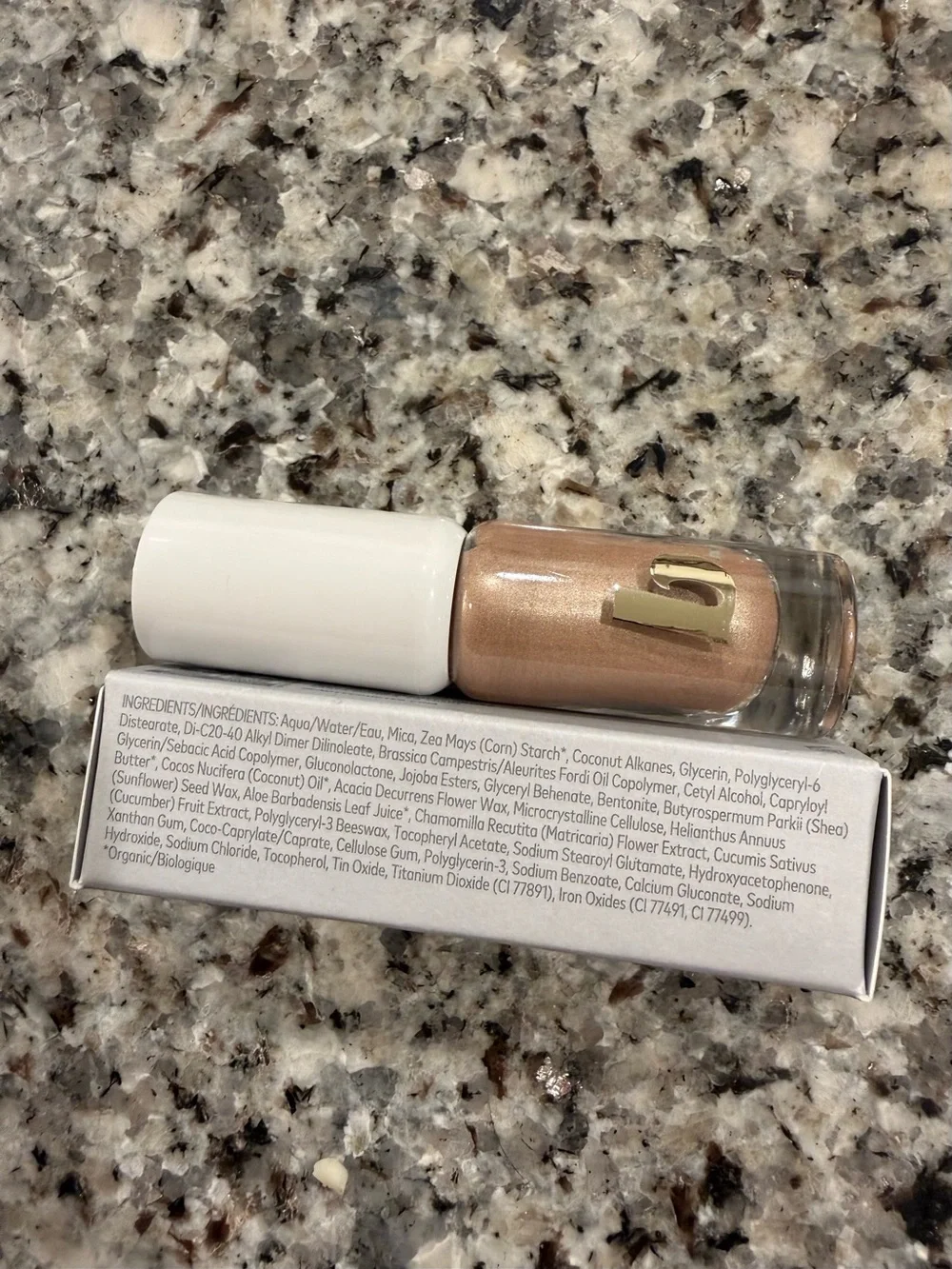 beautycounter Champagne Peach-Gold Aura Lid Glow Cream Shadow